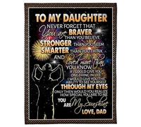 MIAOMANSENSTORE Personalized To My Sister Blanket From Brother Sister Wood Remember To Be Awesome Sister Birthday Graduation Christmas Customized Fleece Blanket