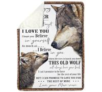 MIAOMANSENSTORE Present For Grandson Never Forget I Love You Custom Design Fleece Blanket