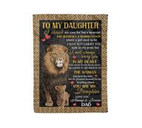 MIAOMANSENSTORE To My Daughter I Love You Forever And Always Sunflower Custom Design Fleece Blanket