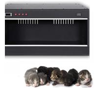 Miaomi Puppy Cat Incubator, Large Pet Brooders, Multi-purpose Dog and Cat Incubator(80X50X50cm/Black)