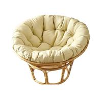 MIAOMI Waterproof Thick Overstuffed Round Papasan Chair Cushions for Egg Chairs, Swivel & Rattan Furniture Indoor Outdoor Relaxing Patio Hammock