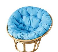 MIAOMI Waterproof Thick Overstuffed Round Papasan Chair Cushions for Egg Chairs, Swivel & Rattan Furniture Indoor Outdoor Relaxing Patio Hammock