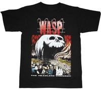miaon W.A.S.P. The Headless Children'89 Wasp Heavy Metal RATT T-Shirt Graphic Unisex Black Top Black M