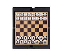 MIAOQI Foldable Magnetic Chess Set, Mini Pocket Student Mini Portable Traditional Fun Magnetic Folding Board Games for Travel School