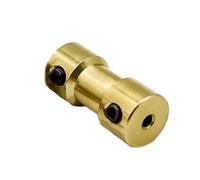 MIAOSHE 1pc D9 L20 Brass Rigid Coupling Bore Coupler for Vehicle Aircraft Model Shaft Motor Shaft Sleeve(2.3mm to 4mm)