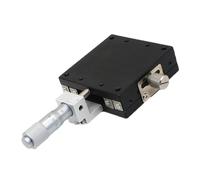 MIAOSHE Center Cross Roller Guide Micrometer Displacement Platform Sliding Table X Axis CNC Optical Manual Linear Guide Rail LX40 LX60 Module(40mm)