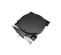 MIAOSHE Displacement Angle Adjust Platform Optical RS125-L R Axis 125MM Manual 360 Degree Rotary Sliding Table Module