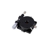 MIAOSHE Micrometer Precision Adjust Angle Platform RSP60-L R Axis 60mm 2.4" Manual 360 Degree Heavy Load Rotary Sliding Table Module