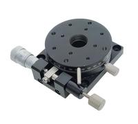 MIAOSHE RSP60-L Heavy Duty Rotary Sliding Table Micrometer 60mm Precision Manual 360 Degree Angle Platform for Accurate Positioning Module