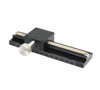 MIAOSHE X Axis 25mm Long range Dovetail Trimming Slide Dovetail Slide Table Sliding stage Manual Displacement Platform Module(LWX25-L70)