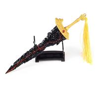MIAOWR Elden Maliketh's Black Blade Model,22Cm/8.7In,All-Metal Game Collectibles, with Display Stand