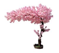 MIAOXIAO Large Simulation Tree Artificial Cherry Blossom Tree with Stabilising Base, Easy To Assemble, for Home, Wedding, Hotel, Shopping Centre Decor,Extended,1.8m high*1.3m wide