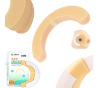 Miaoyak 20 Pcs Elastic Ostomy Barrier Strips, Waterproof Leak Hydrocolloid, Skin Adhesive Ostomy Barrier Tape For Colostomy Stoma Bags(Hydrocolloid)