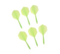 Miaoyak 6Pcs Professional Dart Flights Plastic 2BA Screw Soft In-one Integrated Dart Flights And Shafts Durable Darts Shaft Flight Replacement Parts