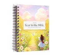 Miaoyak A Beautiful Year In The Bible Daily Inspection And Reflection Portable Women A Year In The Bible Durable Spiral Bound