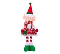 Miaoyak Christmas Elves Decor, Standing Gnomes With Retractable Legs, Christmas Elf Decoration, Table Decoration For Party
