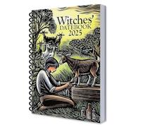 Miaoyak Witches Datebook 2025 Modern Witch's Grimoire Journal Beautiful Novelty Planner Weekly And Monthly For Family Friends Gifts