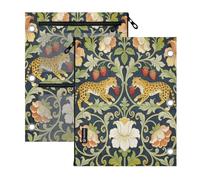 miaozhen 3 Ringing Pencil case 2 pcs William Morris 11''x8.9''