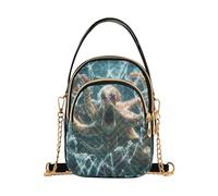 miaozhen Angry Kraken 3d Pattern trendy sling bags crossbody with multi pockets womens handbags for mothers day bolso cruzado para mujer