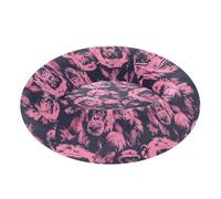 miaozhen Animal Chimpanzee Black and Pink Pet Cat Beds Removable & Washable fluffier Cat Cave Bed for Extra Small Size Pets Sleeping cama elevada para perros grandes 18'' x 13''