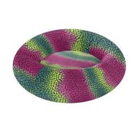 miaozhen Animal Lizard Fur Print Green Pink Pet Cat Beds Anti-Slip fluffier Dog Pillow Bed for Extra Small Size Pets Supplies camitas para perros 22'' x 17''