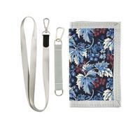 miaozhen Art Grape Blue Red Black slim wallet for men for male pop sturdy slim wallet men with lanyard billetera tarjetero para hombre