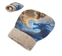 miaozhen Cat Bag Sleeping Cuddle Cave for Indoor Cats and Mini Dogs Cool Blue Gold Dragon Kitten's Hideaways Winter Cozy Semienclosed saco de dormir para gatos