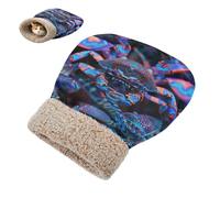 miaozhen Cat Bed Cave Sleeping Bags for Cats and Small Dog Horseshoe Crab Bright Neon Steel Light Blue Pet Snuggle Sack Winter Soft Semienclosed camita para gatos