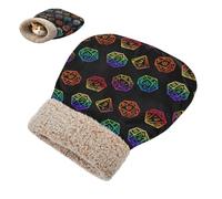 miaozhen Cat Bed Sleeping Bag for Cats Puppy Colorful Gradient Dice Hideway for cute's Winter Comfortable Cozy Wrap Semienclosed camas para gatos