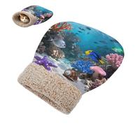 miaozhen Cat Sleeping Bag Bed Cave for Cats Puppy Undermarine Colorful Fish Star Picture Pet Snuggle Sack for cute Winter Soft Washable camitas para gatos
