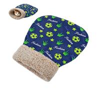 miaozhen Cave Bed Bag for Cat for Puppy Dog Cats Fashion Football Navy Blue Kittens' Sack Cold Weather Cozy Semienclosed bolsa para dormir de gato