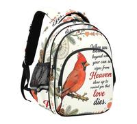 miaozhen Children School Backpacks Red Bird Sign From Heaven Angel S 12L | for Girls Boys Students Travel Daypacks mochilas para mujer