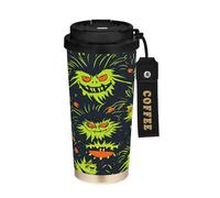 miaozhen Coffee Travel Tumbler With Lid Living Dead Green Halloween Coffee Cup Stainless Steel For Hot Cold Drinks 17 oz Spill Proof