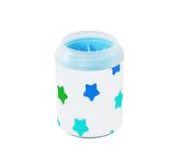 miaozhen Colorful Stars Portable Mud Paw Clean Station Soft Silicone Bristles Feet Cleaning Machine for Small Medium Large Breed Dogs/Cats Accessories para Perros