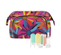 miaozhen Coneflower Genesis Colorful Bag For Women Lightweight Women Coin Purse for Toiletry Travel de maquillaje para, Coneflower Genesis colorful, Modern