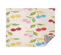 miaozhen Cute Blanket Colorful Cherries Oilpainting Blankets For Adults 50x70