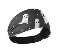 miaozhen Cute Spooky Season Starry Halloween Moisture Wicking tie headband for women Stretchy sweat bands for hiking make up Cycling hiking diadema para ni?as