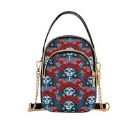 miaozhen Dia De Los Muertos trendy shoulder purses for women crossbody with multi pockets hand bags for traveling bolso cruzado para mujer