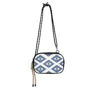 miaozhen Evil Eyes Blue Checkered Cross Body Purse Women Trendy with Credit Card Slots Small Handbags Date bolsos economicos para dama