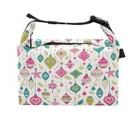 miaozhen Girls Lunch Bags Waterproof Christmas Ornaments Colorful Adults Lunch Bag Pack for Office Workers