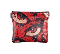 miaozhen Graffiti Art Red Evil Eyes Cosmetic Bags for Purse Unique Mini Cosmetic Case for Men Women Travel de mujer para monedas, Graffiti art red evil eyes, One Size