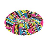 miaozhen Graffiti Pop Art Eyes Pet Dog Bed Warm & Soft fluffier Dog Pillow Bed for Medium Size Pets Supplies camitas para gatos