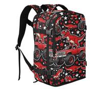 miaozhen Hiking Backpack Laptop Bag 16 Inch For Airplanes 20L | Stylish Nurse Bag Dino T-rex monsters Truck Kids Boys Laptop Bag 15.6 Inch For Women Work mochilas para laptop de mujer