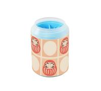 miaozhen Japanese Dharma Dolls Pattern Reusable Pet Foot Paws Washer Soft Silicone Brush Feet Cleaning Machine for Cats Dogs kit de limpieza para Perros