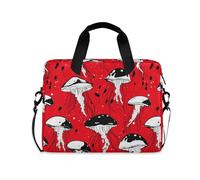 miaozhen Laptop Sleeve Case 15-16 Inch Waterproof Computer Case Black and White Jellyfish Travel Laptop Bag Handbag for Work Travel