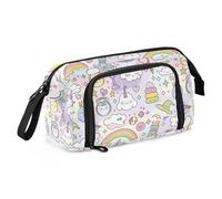 miaozhen Large Pencil Case Large Capacity Bags With Zipper with Slot Pencil Cases For Teen for Teen High School Supplies Witch Wand Potion Cartoon cajita para lapices