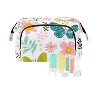 miaozhen Little Fresh Safari Butterfly Floral Bathroom Storage Bag Portable Cosmetic Bags For Purse for Travel Accessories bolsas para, little fresh safari butterfly floral, Modern