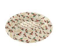 miaozhen Merry Christmas Cute Elf Pet Dog Bed Anti-Slip fluffier Cat Pillow Bed for Medium Size Pets Sleeping cama alta para perros 18'' x 13''