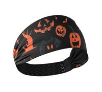 miaozhen Nightmare Trunk Or Treat Hallowwen Non-Slip? wide headbands Stretchy hairband for Running Football Athletic Sports Cycling bandas para el sudor