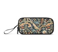 miaozhen Nylon Pencil Cases for College Students William Morris Dino Flower